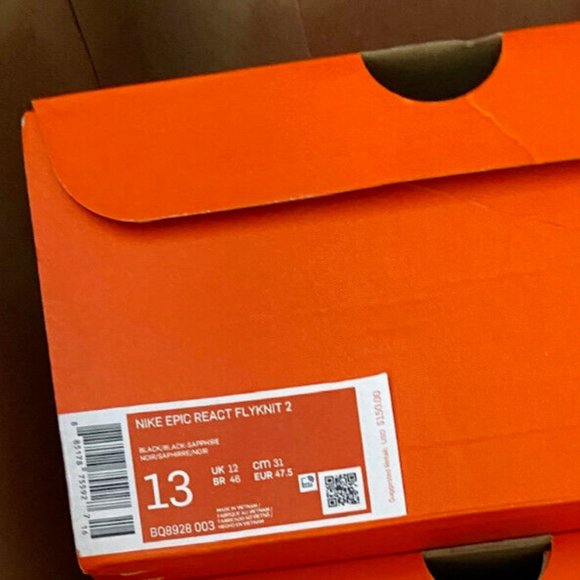 Nike Epic React Flyknit 2 Black Lime Pink Running Shoes Mens BQ8928-003 - Picture 14 of 15